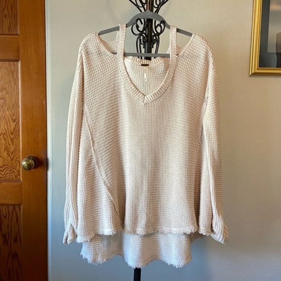 ✨ Free People Moonshine V Neck Sweater - XS - Picture 4 of 7